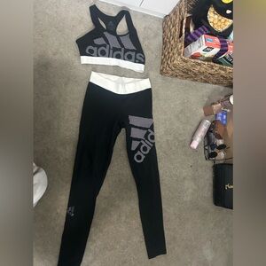 Adidas workout set - worn 3-4 times